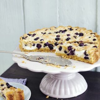 Blaubeertarte mit Ricotta und Zimt Blaubeertarte mit Ricotta und Zimt