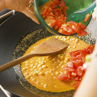 Kichererbsen-Garnelen-Curry