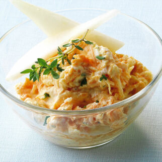 Birnen-Möhren-Frischkäse