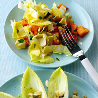 Chicoréesalat mit Sharon Chicoréesalat mit Sharon