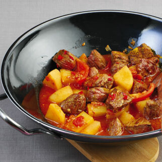 Rindfleisch-Curry mit Tomaten