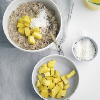 Porridge mit Mango