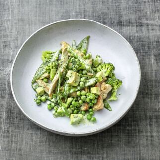 Gr&uuml;ne H&auml;hnchenpfanne