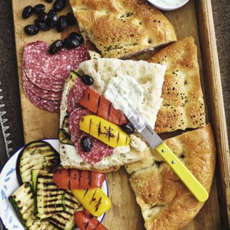 Gefülltes Fladenbrot Gefülltes Fladenbrot