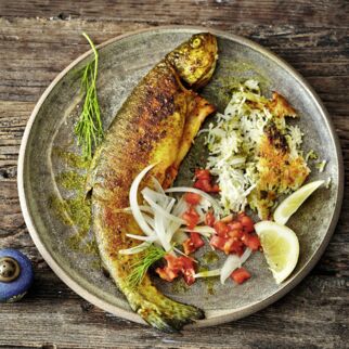 Gebratener Fisch