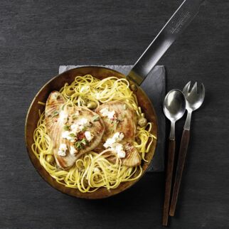 Thunfisch mit Oliven-Nudeln Thunfisch mit Oliven-Nudeln