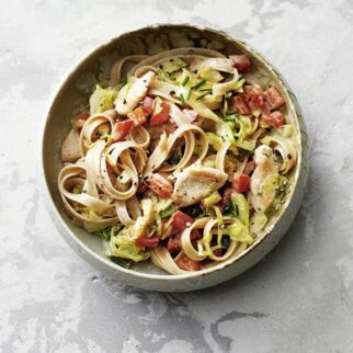 Spitzkohl-Hähnchen-Pasta Spitzkohl-Hähnchen-Pasta