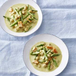 Kichererbsencurry mit grünen Bohnen Kichererbsencurry mit grünen Bohnen