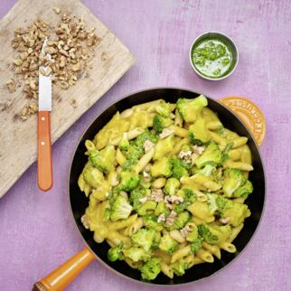 Goldene Brokkolipasta Goldene Brokkolipasta