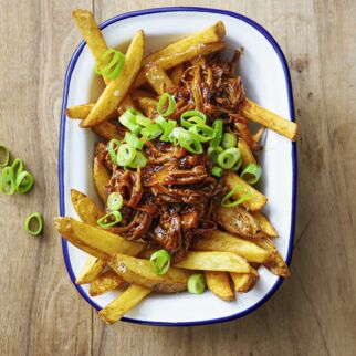 Pulled Mushroom Poutine Pulled Mushroom Poutine