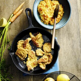 Kartoffelstampf mit 
Pilzschnitzeln