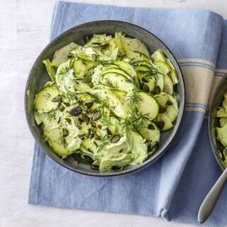 Zucchini-Birnen-salat