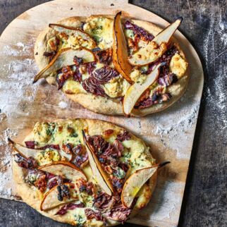 Pinsa mit Radicchio Pinsa mit Radicchio