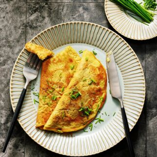 Omelett mit Seidentofu