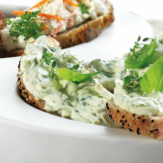 Ingwer-Kresse-Aufstrich Ingwer-Kresse-Aufstrich