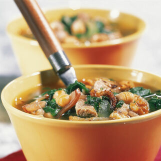 Kichererbsen mit Kalbfleisch Kichererbsen mit Kalbfleisch