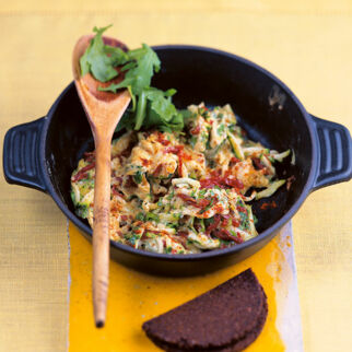 Rühreier auf italienische Art Rühreier auf italienische Art