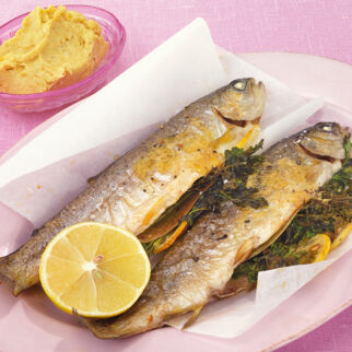 Kräuterfische mit Zitronenbutter Kräuterfische mit Zitronenbutter