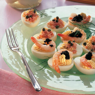 Gefüllte Eier auf leichte Art Gefüllte Eier auf leichte Art