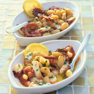 Oktopus-Bohnen-Salat Oktopus-Bohnen-Salat