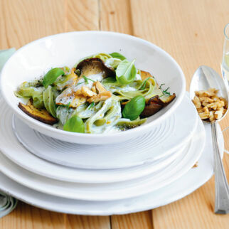 Pasta mit Kräuterseitlingen Pasta mit Kräuterseitlingen