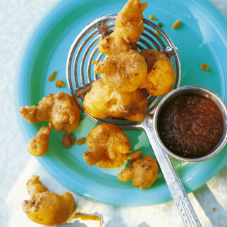 Blumenkohl im Kichererbsenteig Blumenkohl im Kichererbsenteig