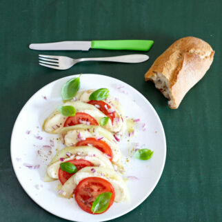 Tomaten-Melonen-Caprese Tomaten-Melonen-Caprese