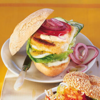 Schafkäse-Burger Schafkäse-Burger