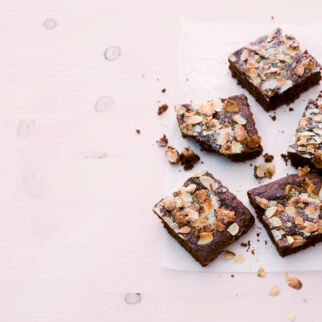 Mandel-Marzipan-Brownies