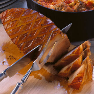 Schweinebraten mit Kruste Schweinebraten mit Kruste