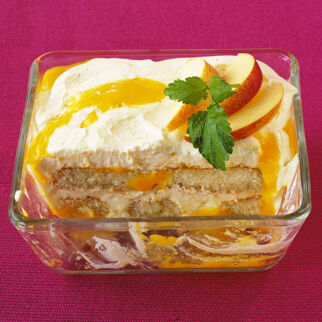 Pfirsich-Tiramisu Pfirsich-Tiramisu
