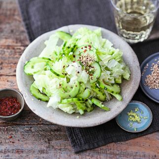 Chinakohl-Gurken-Salat Chinakohl-Gurken-Salat