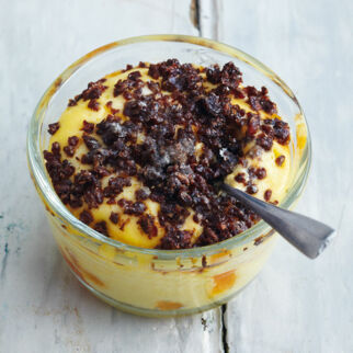 Quarkauflauf mit Pumpernickel Quarkauflauf mit Pumpernickel