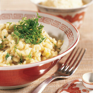 Limetten-Risotto mit Ingwer Limetten-Risotto mit Ingwer