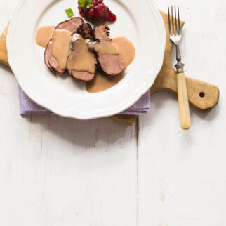 Rehkeule in Wacholderrahm Rehkeule in Wacholderrahm