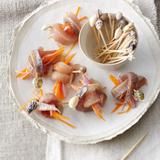 Matjes mit weißem Portwein und Reisweinessig Matjes mit weißem Portwein und Reisweinessig