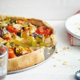 Hähnchen-Tomaten-Quiche Hähnchen-Tomaten-Quiche