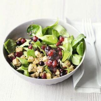 Feldsalat mit Tofu Feldsalat mit Tofu