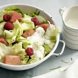 Kopfsalat mit Melone Kopfsalat mit Melone