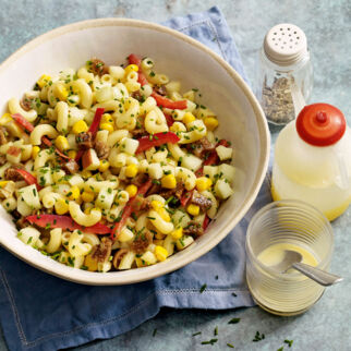 Sommerleichter Nudelsalat Sommerleichter Nudelsalat