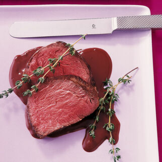 Filet mit Schokosauce Filet mit Schokosauce