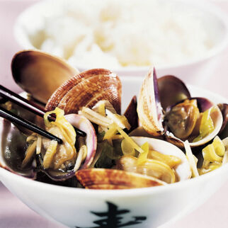 Muscheln im Sakesud Muscheln im Sakesud