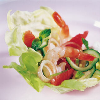Grapefruit-Garnelen-Salat Grapefruit-Garnelen-Salat
