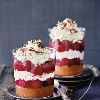 Schwarzwälder Kirschtörtchen im Glas Schwarzwälder Kirschtörtchen im Glas