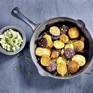 Bratkartoffel-Blutwurst-Pfanne Bratkartoffel-Blutwurst-Pfanne