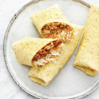 Pulled-Pork-Wraps Pulled-Pork-Wraps