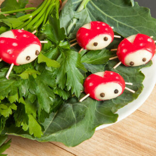 Marienkäfer aus Babybel Marienkäfer aus Babybel