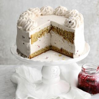 Buchweizen-Preiselbeertorte Buchweizen-Preiselbeertorte