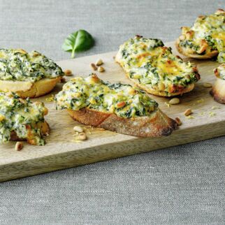 Gratinierte Crostini Gratinierte Crostini