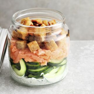 Lachs-Gurken-Salat Lachs-Gurken-Salat